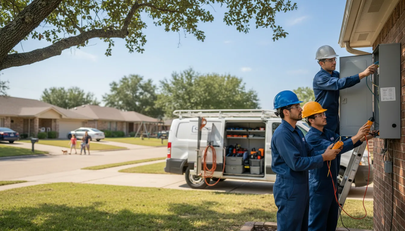 Certified electrician providing emergency electrical services in Canyon Lake, TX